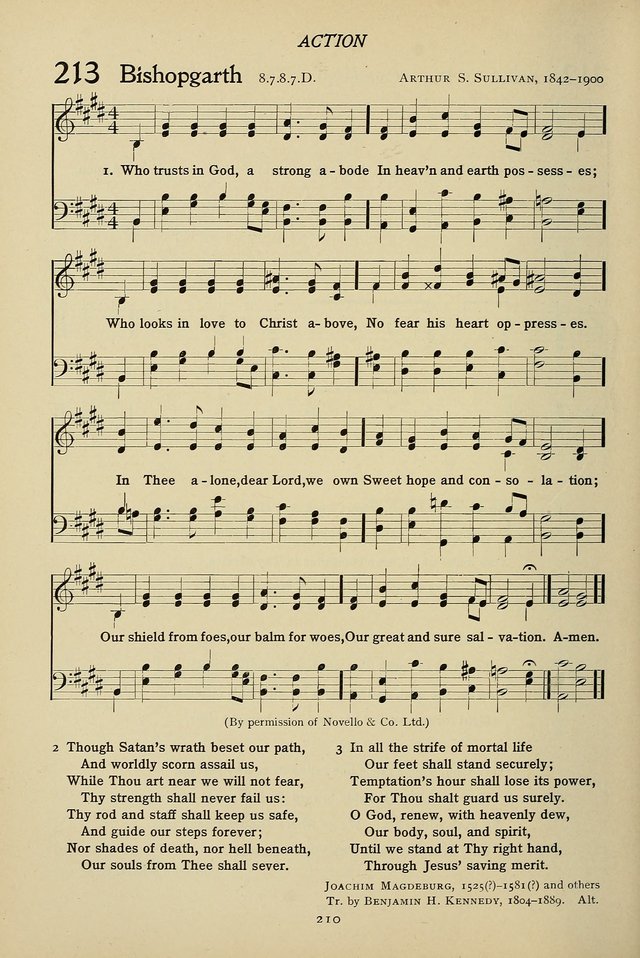 Hymns for Schools and Colleges page 210