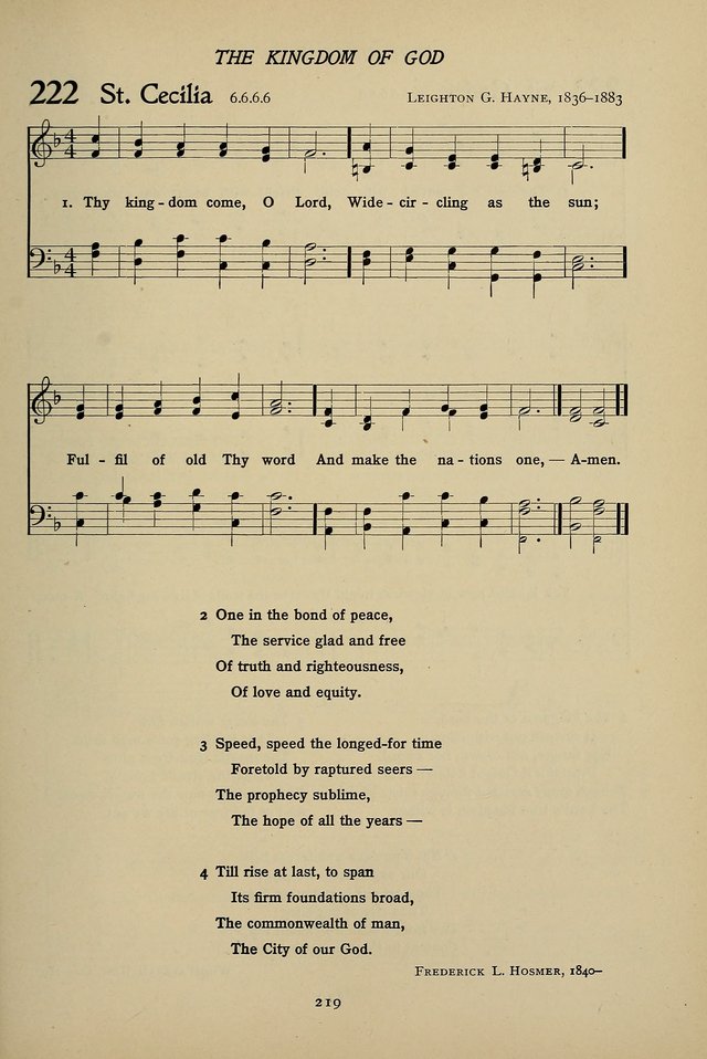 Hymns for Schools and Colleges page 219