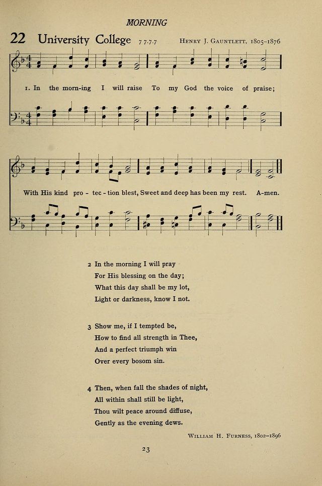 Hymns for Schools and Colleges page 23