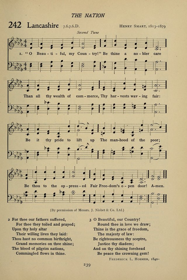 Hymns for Schools and Colleges page 239