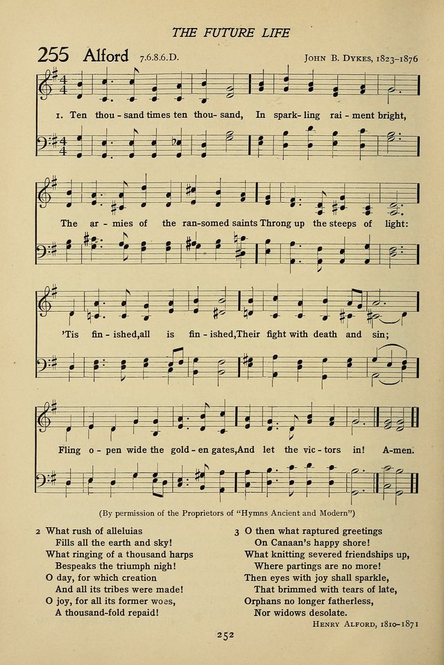 Hymns for Schools and Colleges page 252