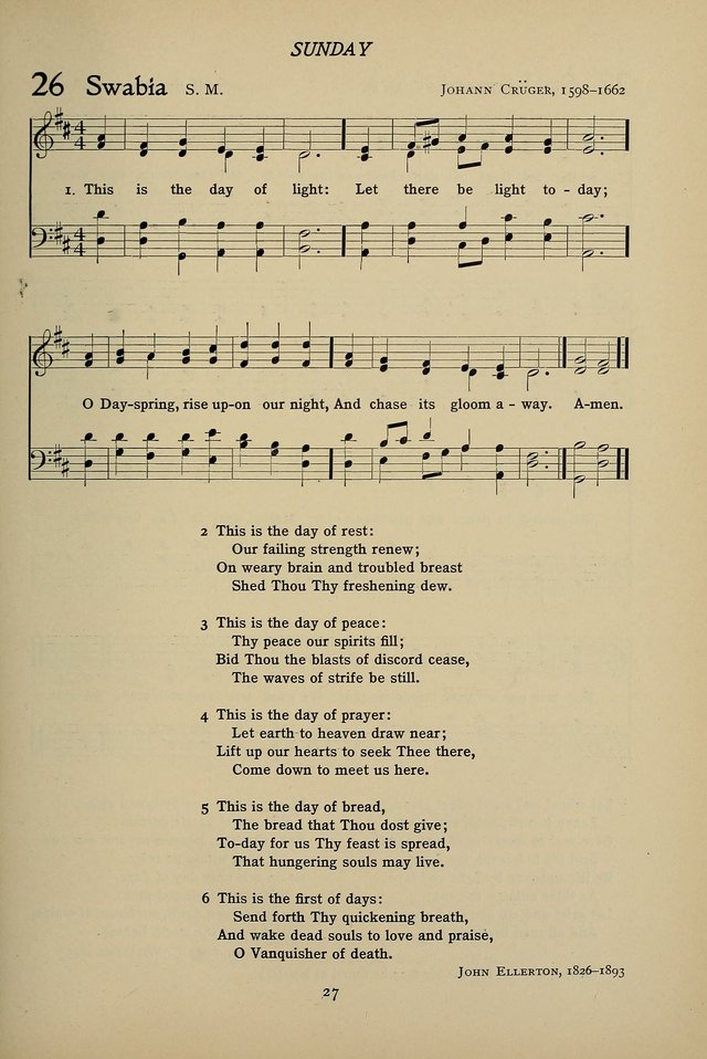 Hymns for Schools and Colleges page 27