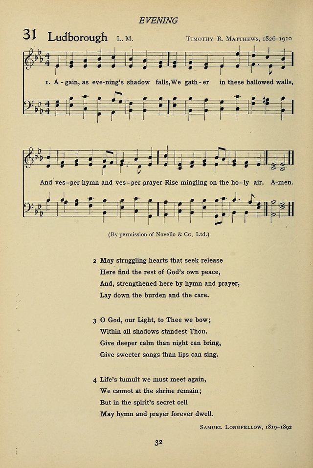 Hymns for Schools and Colleges page 32