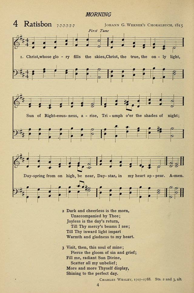 Hymns for Schools and Colleges page 4