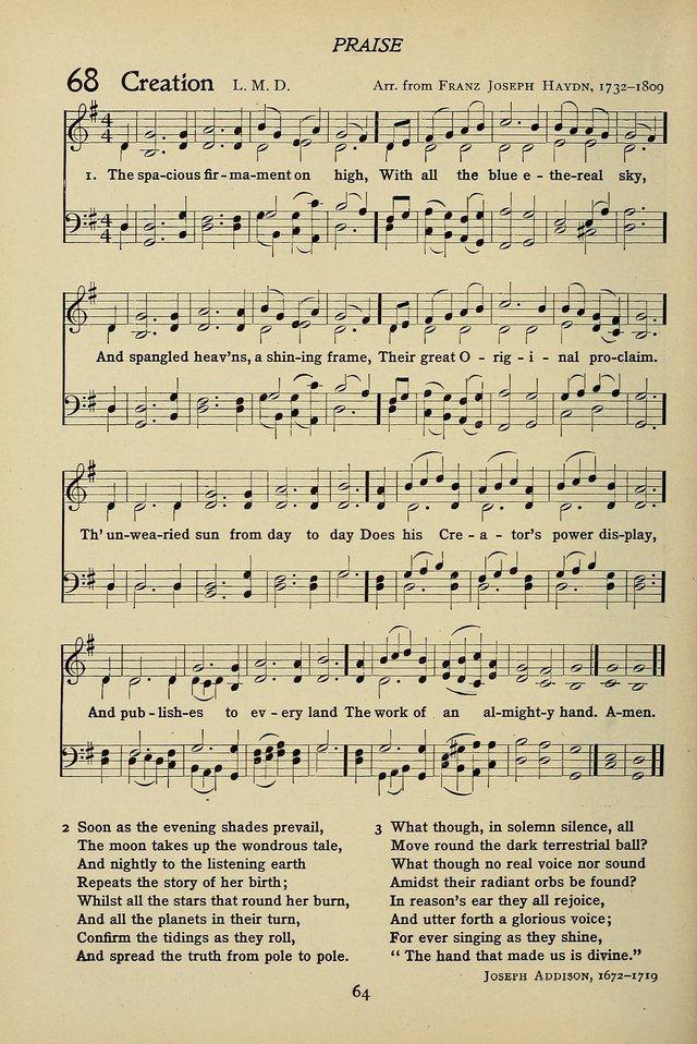 Hymns for Schools and Colleges page 64