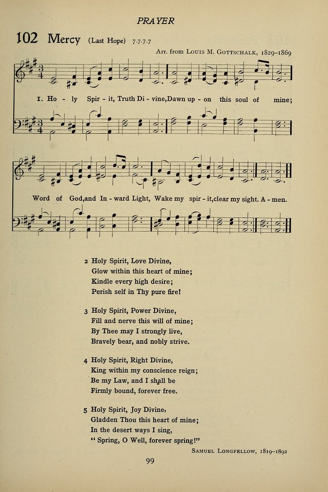 Hymns for Schools and Colleges page 99