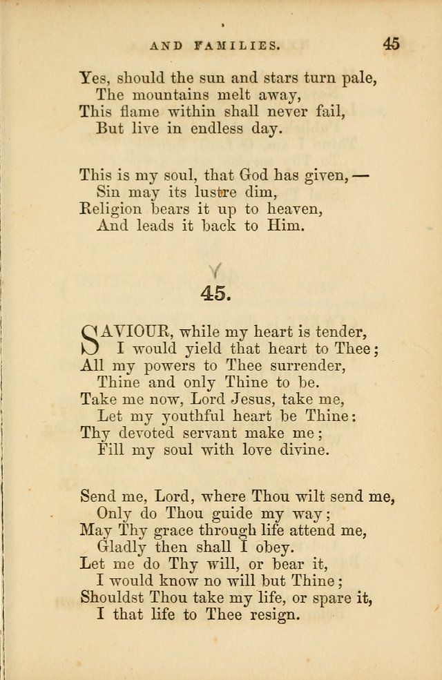 Hymns for Schools and Families page 45