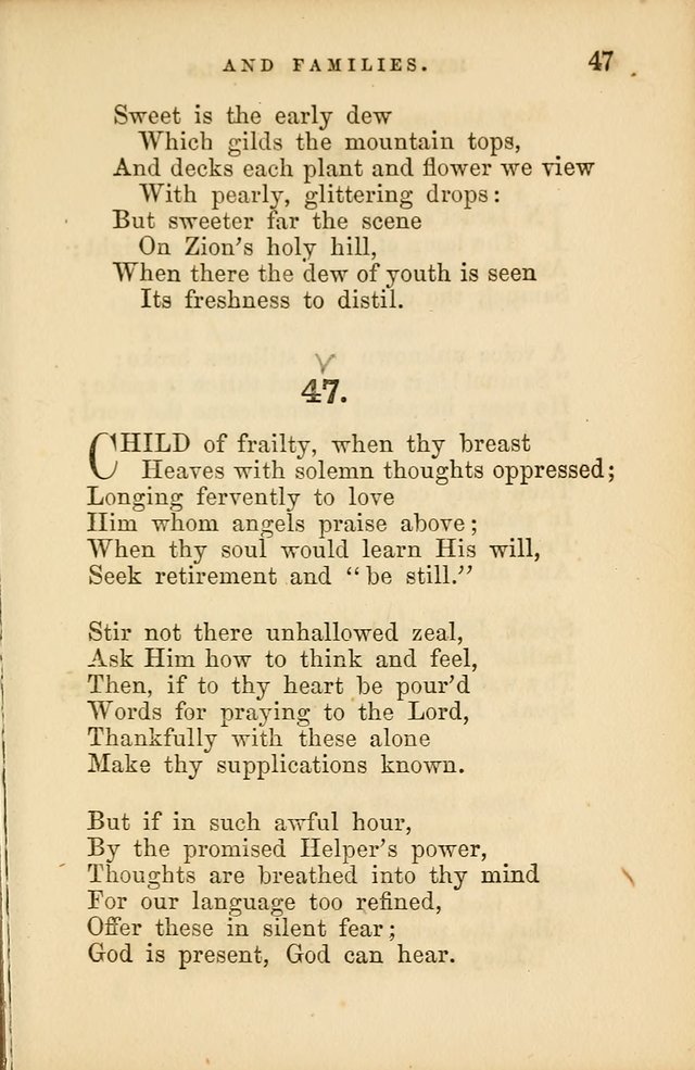 Hymns for Schools and Families page 47