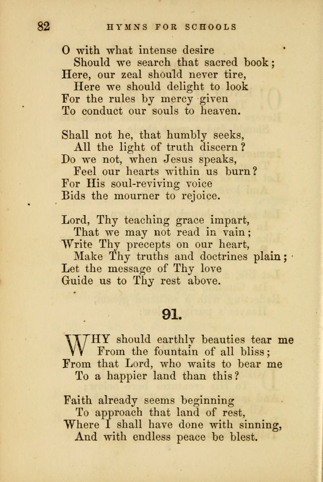 Hymns for Schools and Families page 82