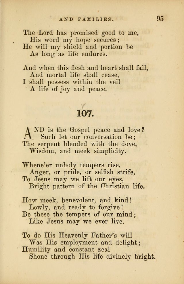 Hymns for Schools and Families page 95