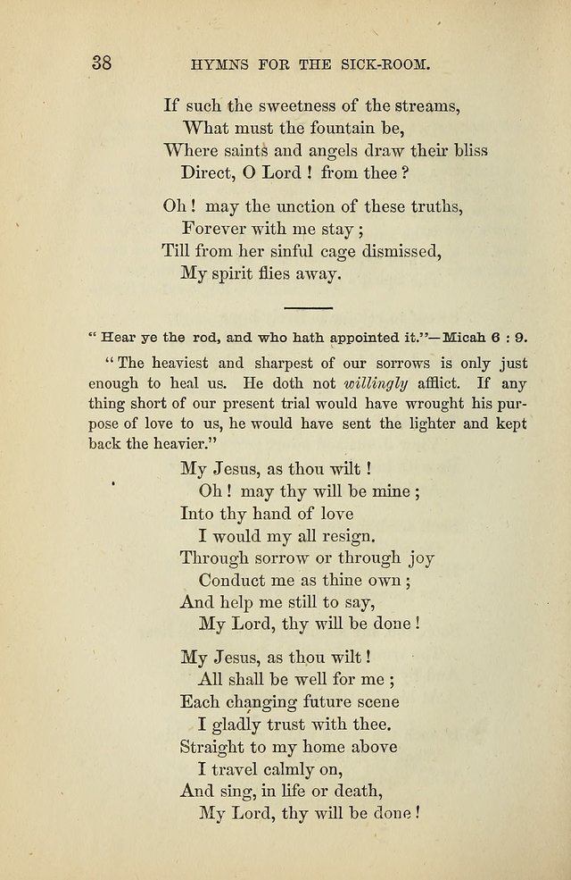 Hymns for the Sick-Room page 38