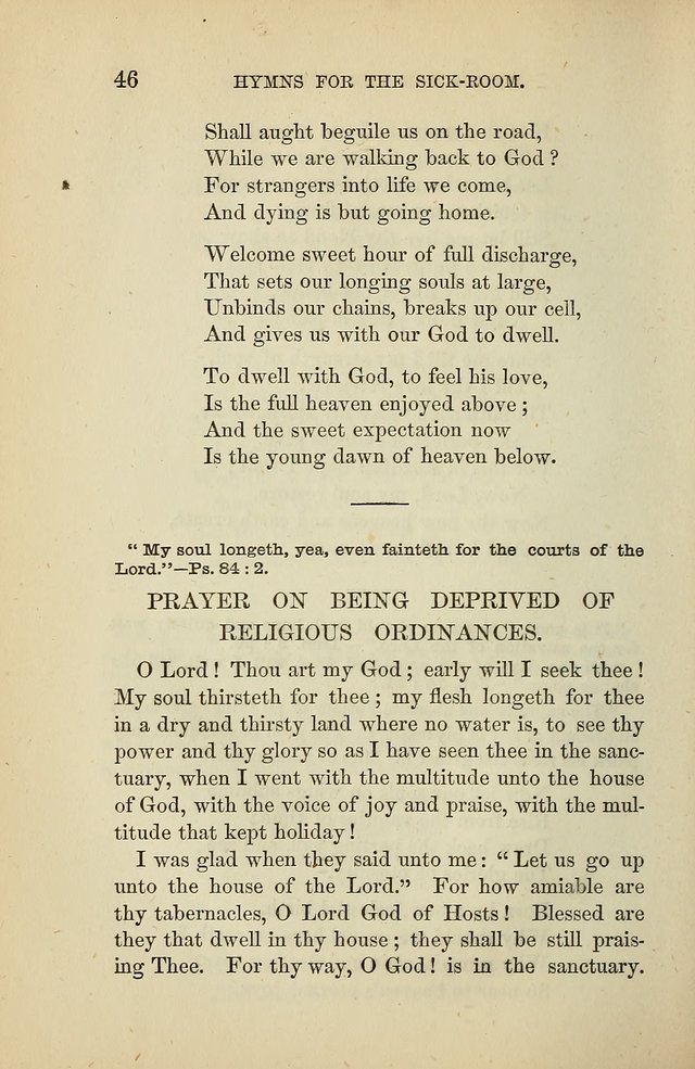 Hymns for the Sick-Room page 46