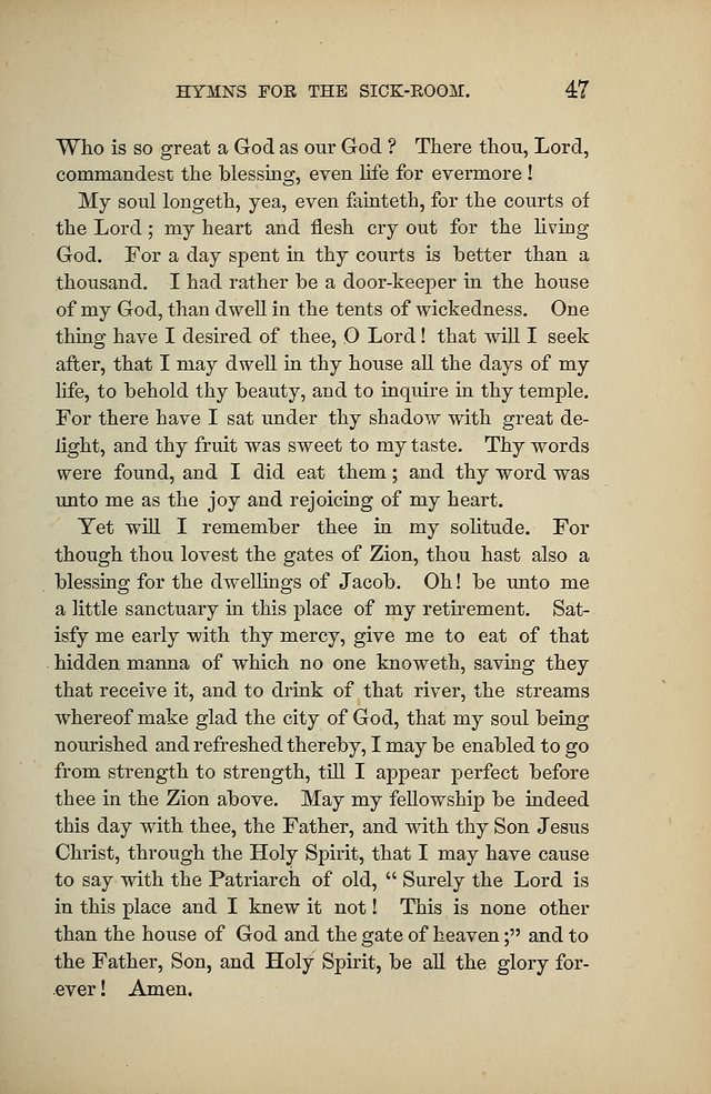 Hymns for the Sick-Room page 47