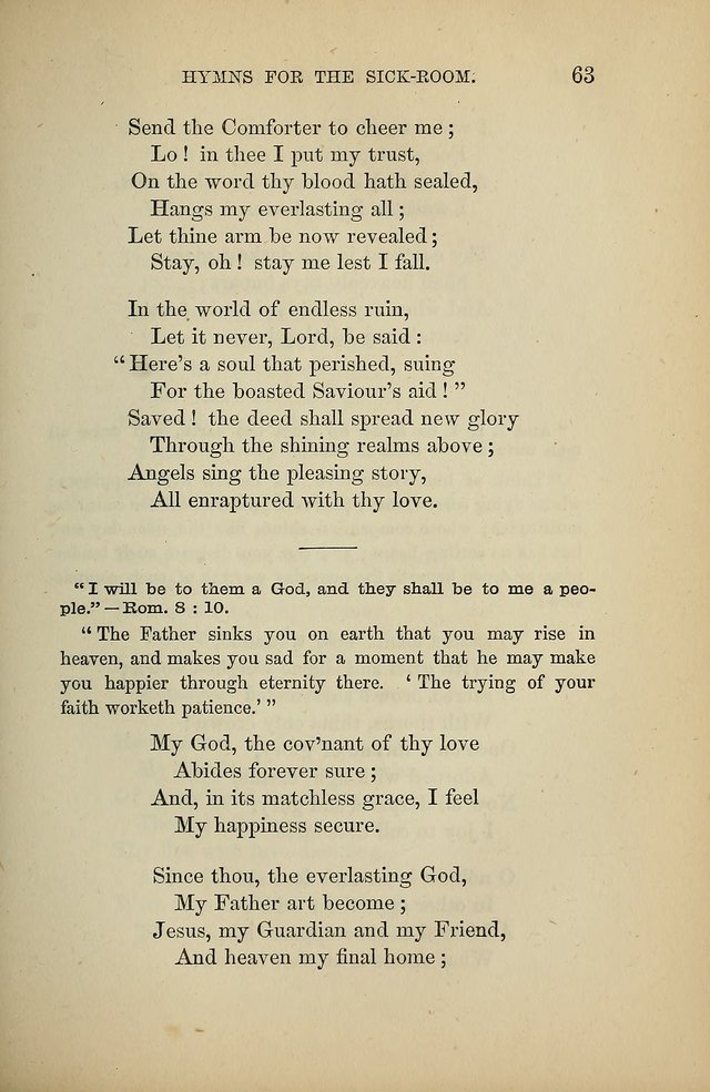 Hymns for the Sick-Room page 63