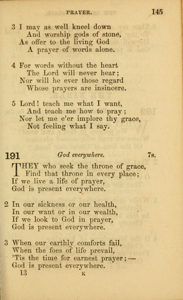 Hymns for Sunday Schools page 145