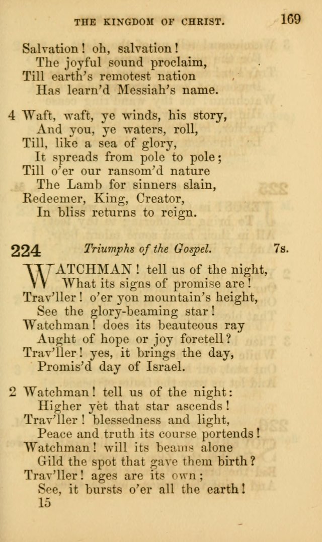 Hymns for Sunday Schools page 169