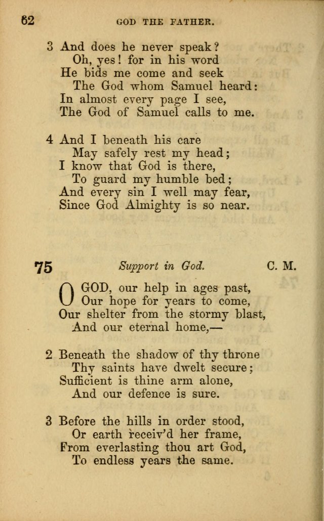 Hymns for Sunday Schools page 62