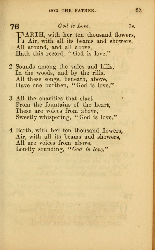 Hymns for Sunday Schools page 63