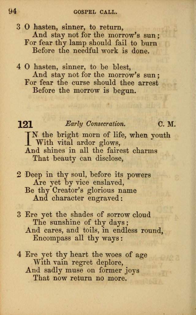 Hymns for Sunday Schools page 94