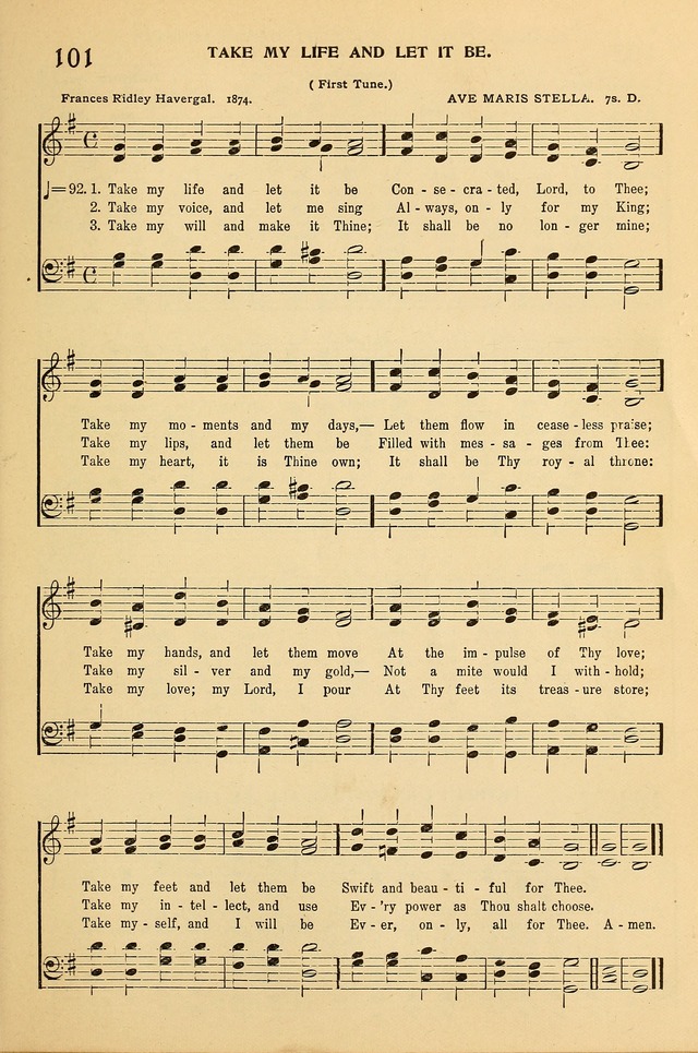 Hymnal for the Sunday School page 110