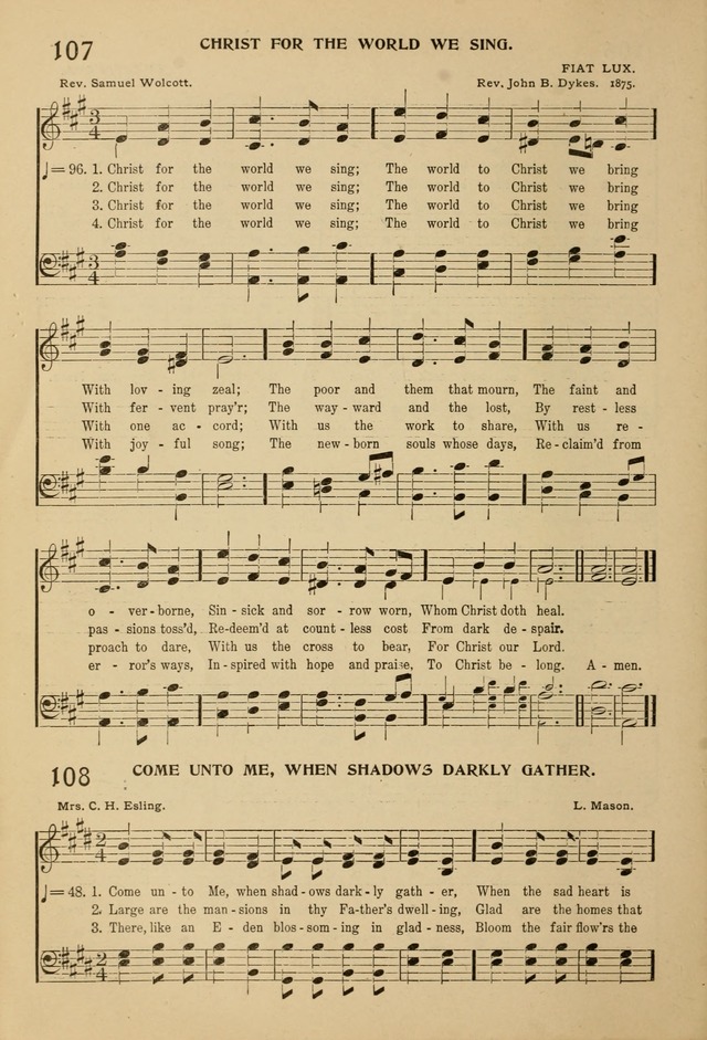 Hymnal for the Sunday School page 115