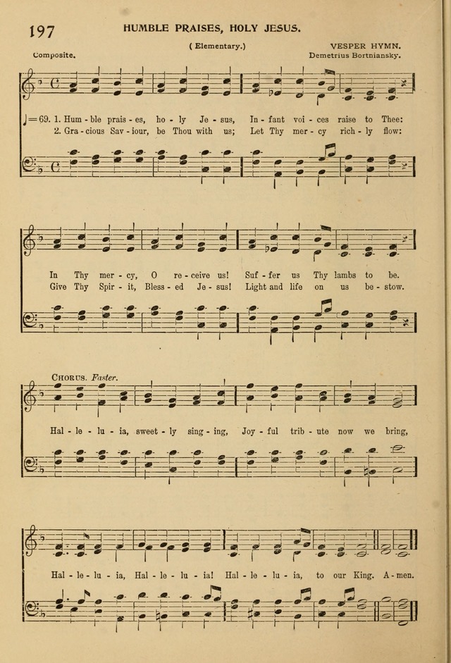 Hymnal for the Sunday School page 181