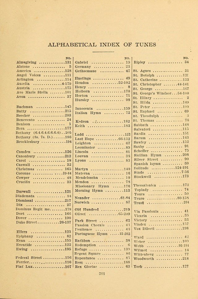 Hymnal for the Sunday School page 200