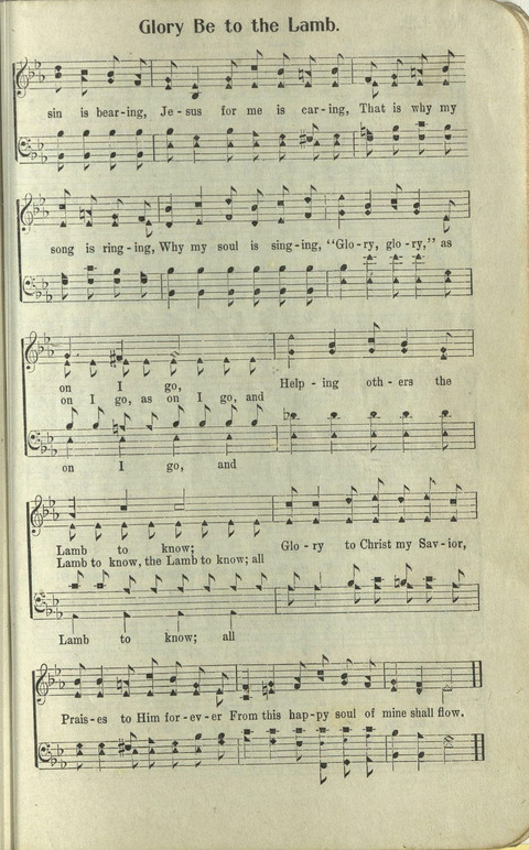 Hosannas: for Sunday Schools, conventions, etc., and generatl use in Christian work and worship page 135