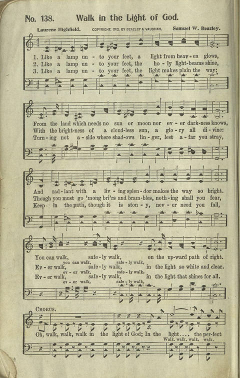 Hosannas: for Sunday Schools, conventions, etc., and generatl use in Christian work and worship page 154