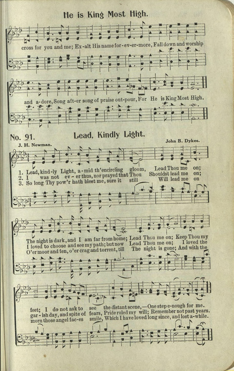 Hosannas: for Sunday Schools, conventions, etc., and generatl use in Christian work and worship page 91