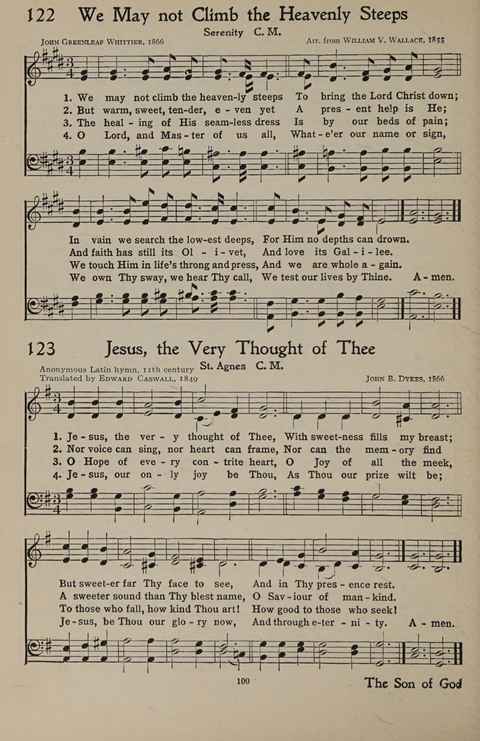 The Hymnal for Young People page 100