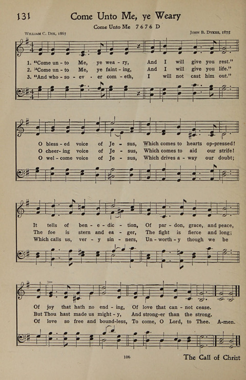 The Hymnal for Young People page 106