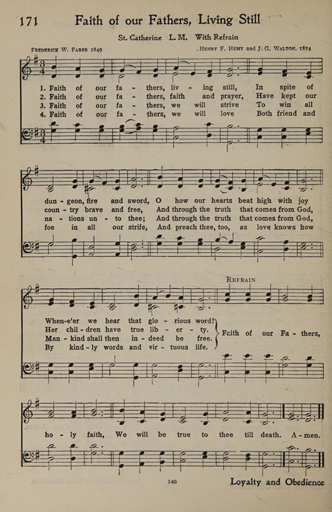 The Hymnal for Young People page 140