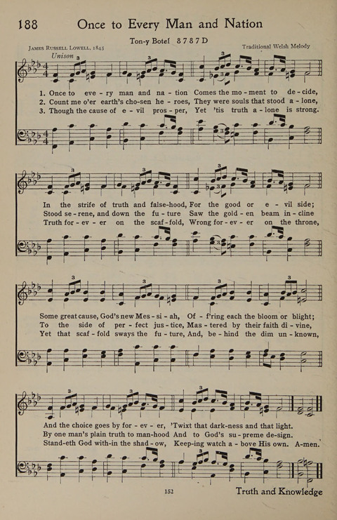 The Hymnal for Young People page 152