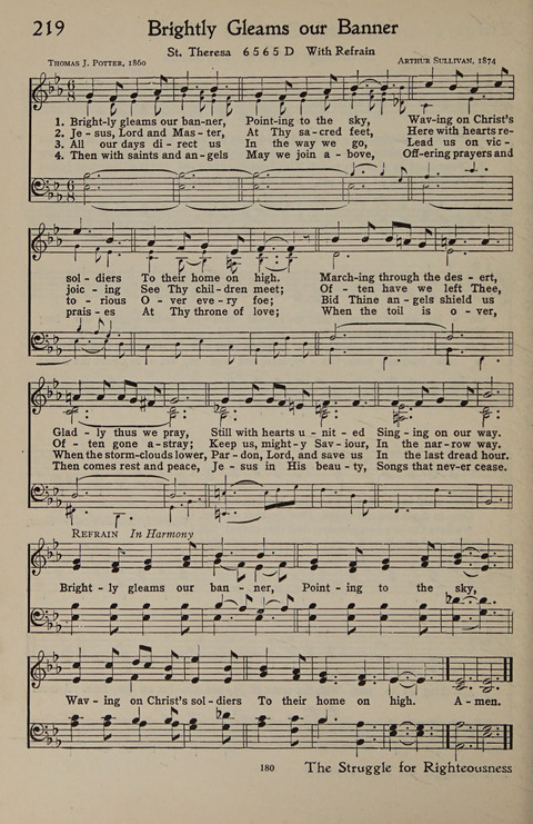 The Hymnal for Young People page 180