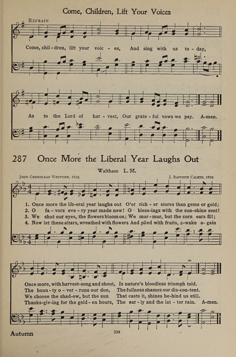 The Hymnal for Young People page 239