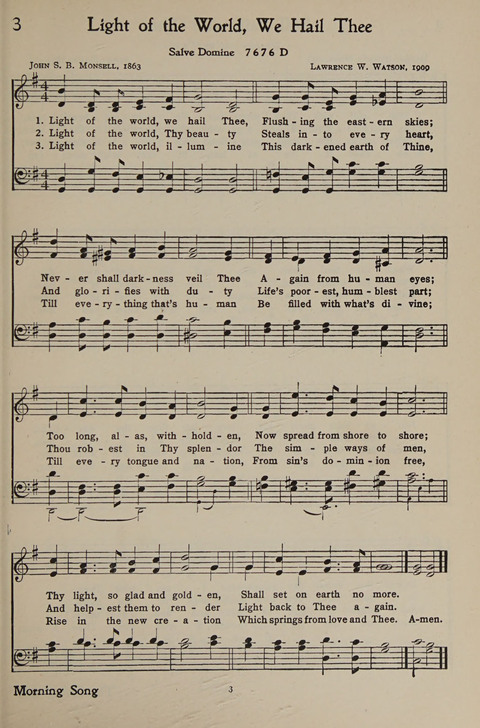 The Hymnal for Young People page 3