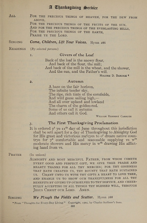 The Hymnal for Young People page 305