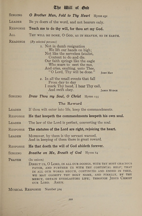 The Hymnal for Young People page 309