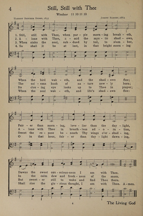 The Hymnal for Young People page 4