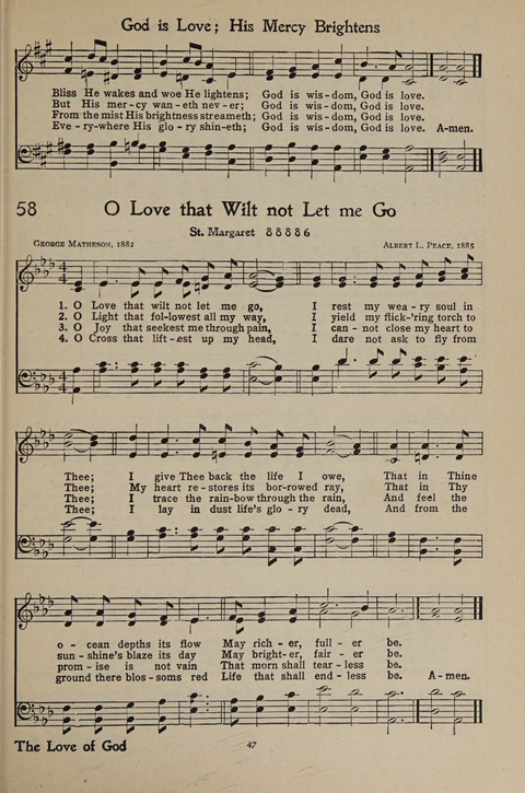 The Hymnal for Young People page 47