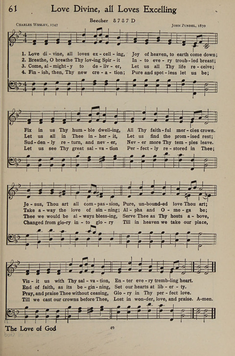 The Hymnal for Young People page 49