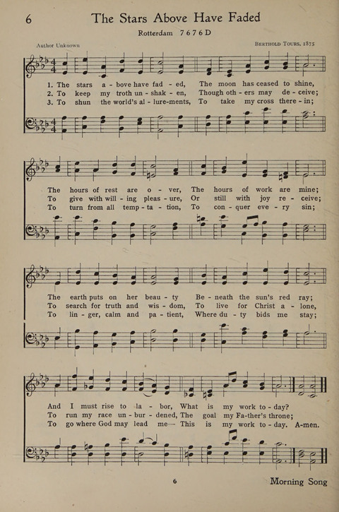 The Hymnal for Young People page 6