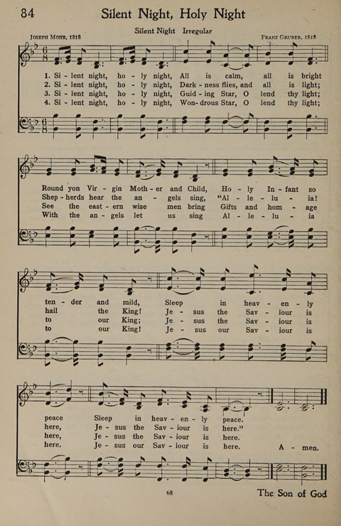 The Hymnal for Young People page 68