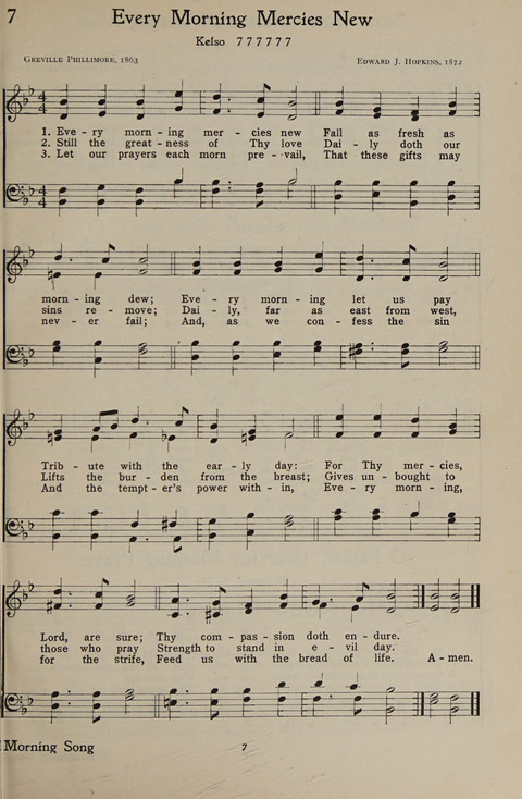 The Hymnal for Young People page 7