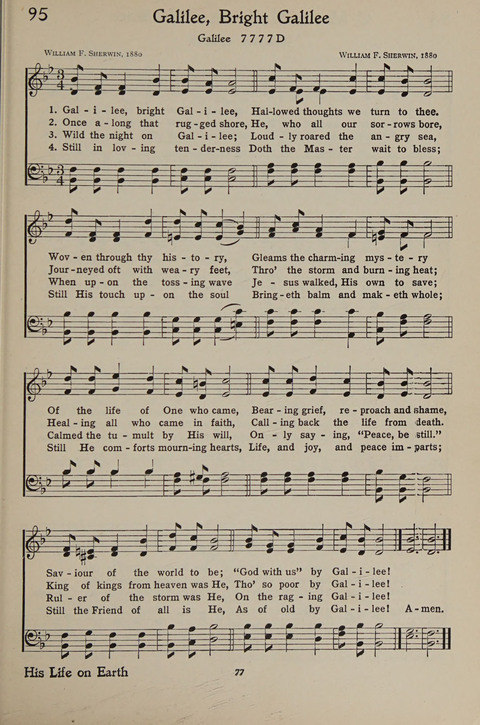 The Hymnal for Young People page 77