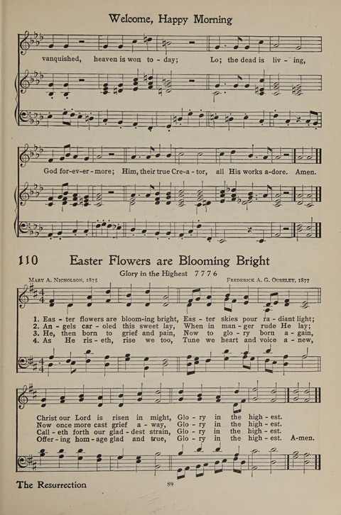 The Hymnal for Young People page 89