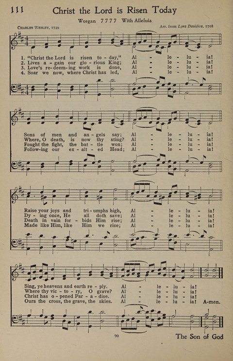 The Hymnal for Young People page 90