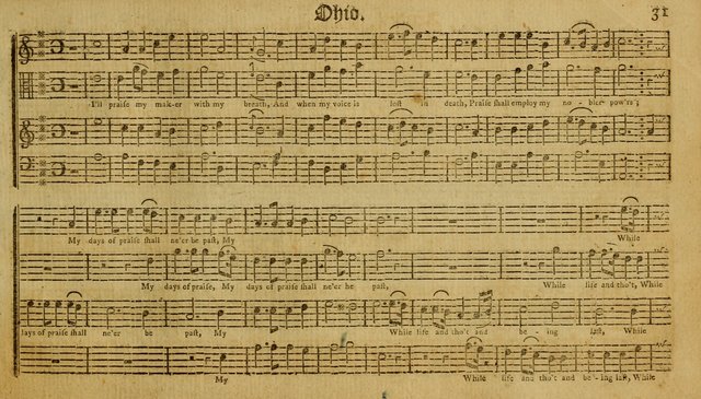 Harmonia Americana: containing a concise introduction to the grounds of music; with a variety of airs, suitable fore divine worship and the use of musical societies; consisting of three and four parts page 36