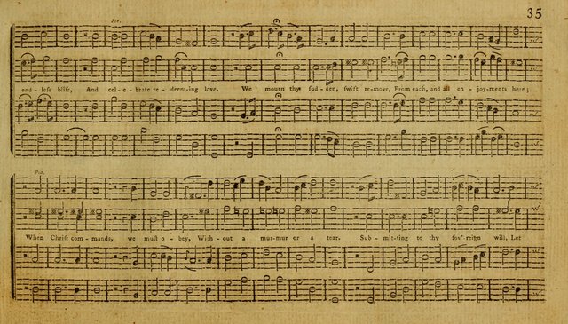 Harmonia Americana: containing a concise introduction to the grounds of music; with a variety of airs, suitable fore divine worship and the use of musical societies; consisting of three and four parts page 40